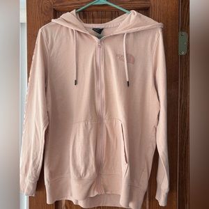 North Face Zip-Up Sweatshirt Size Large